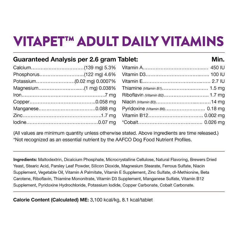 NaturVet VitaPet Adult, 365 Tabs