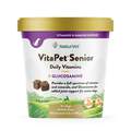 NaturVet VitaPet Senior Daily Vitamins Plus Glucosamine for Dogs, 60 Soft Chews