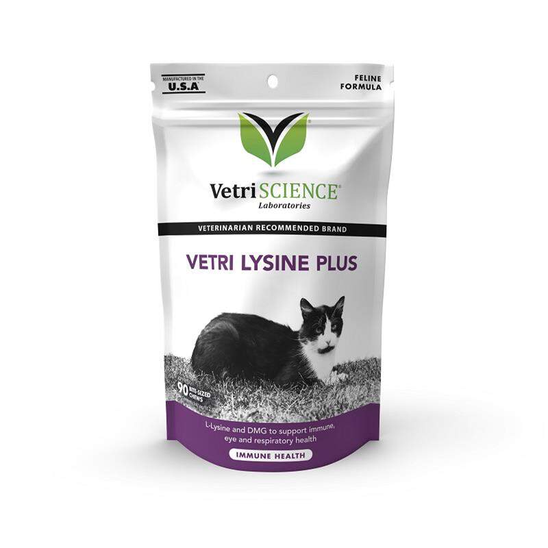 VetriScience Immunity Health Vetri Lysine Plus Feline, 90 Chews