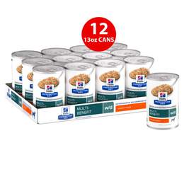 Hill's Prescription Diet w/d Multi-Benefit with Chicken Canned Dog Food, 12 x 13 oz cans