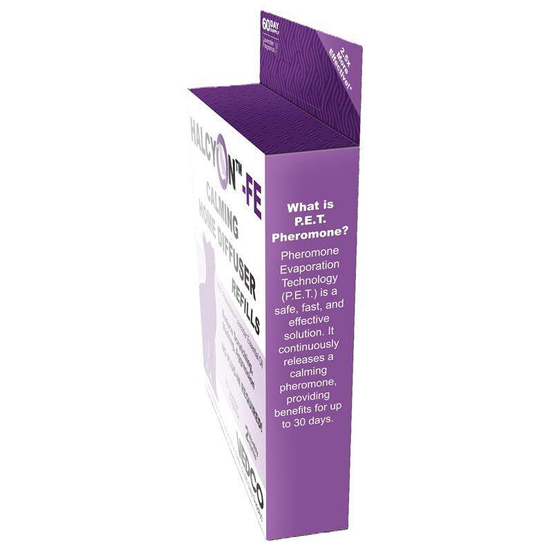 HALCYON-FE Calming Home Diffuser Refills for Cats, 2 pack
