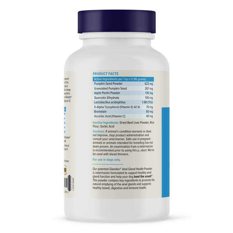 Glandex Anal Gland Support Powder for Dogs and Cats