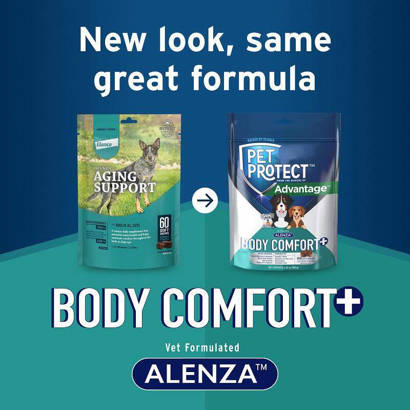 Pet Protect Body Comfort + Alenza Soft Chews for Dogs
