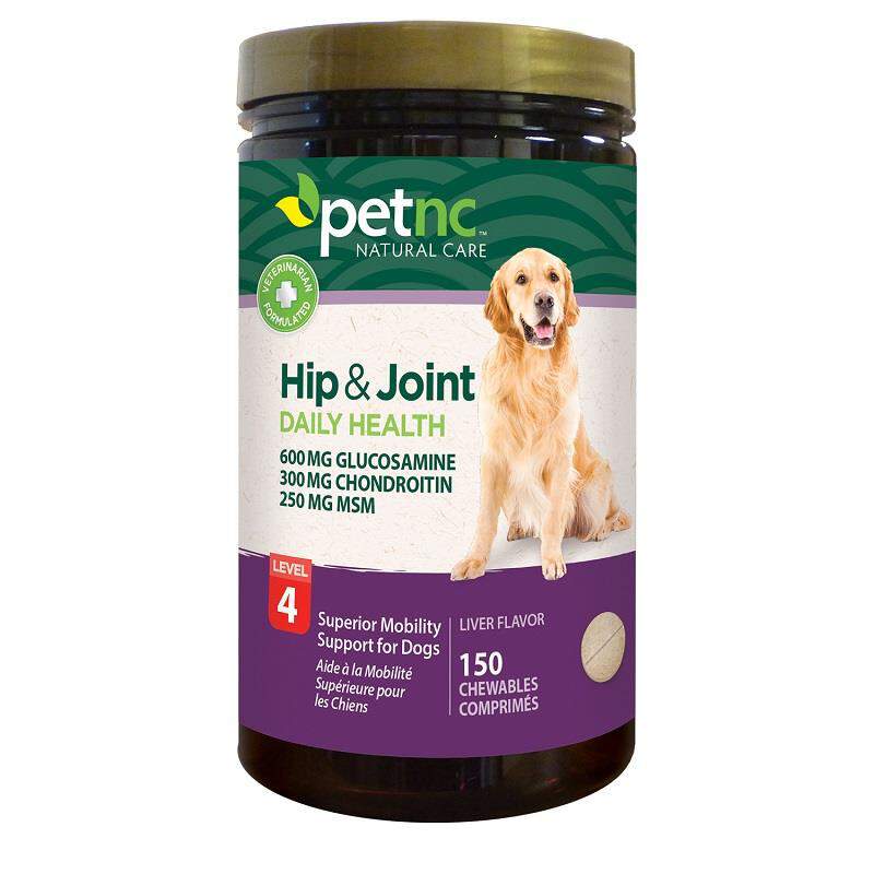 PetNC Hip & Joint Chewable Tablets for Dogs Level 4, 150 Ct.