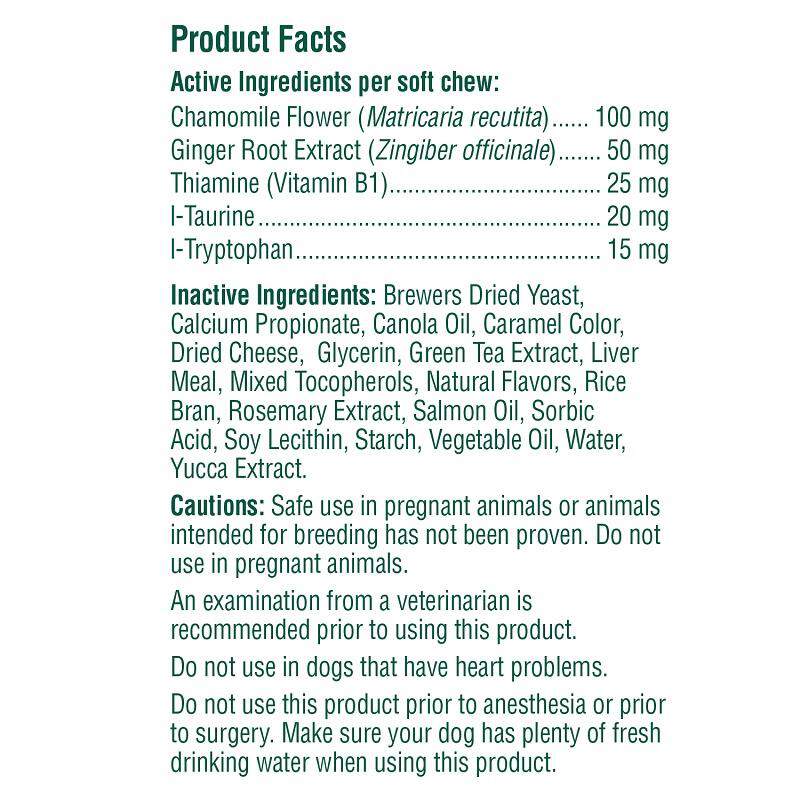 PetNC Calming Aid Soft Chews for Dogs, 120 ct