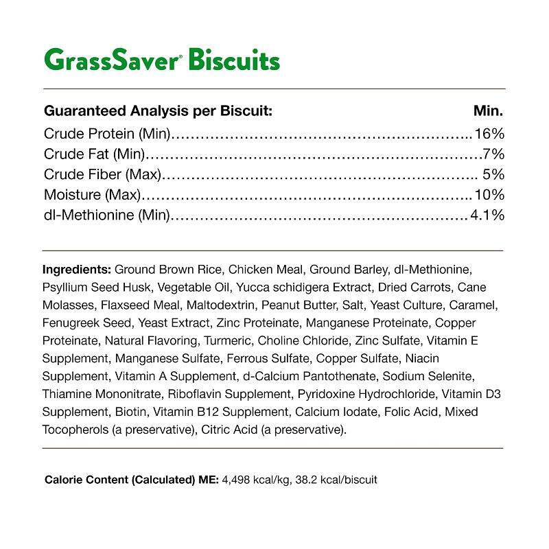 NaturVet GrassSaver Biscuits, 11.1 oz