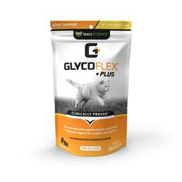 VetriScience Ultimate Strength Healthy Hip & Joint GlycoFlex Plus Feline Chicken, 30 Chews