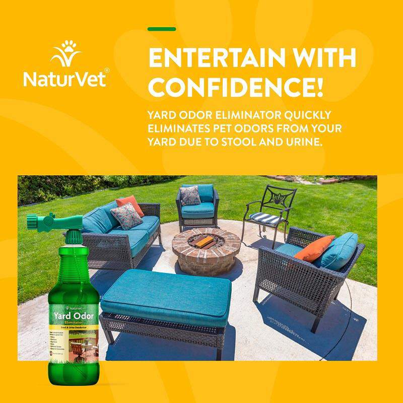 NaturVet Yard Odor Eliminator, 32 oz Spray