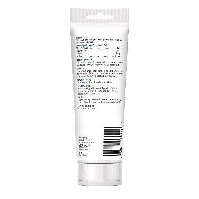 PetAg Hairball Solution Gel for Cats, 3.5 oz.