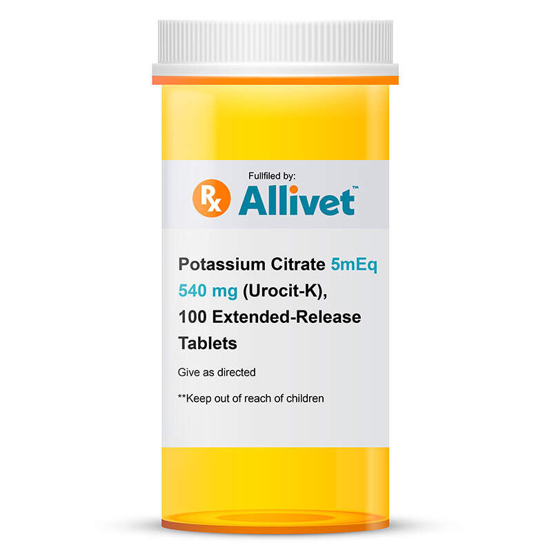 Potassium Citrate 5mEq 540 mg (Urocit-K), 100 Extended-Release Tablets